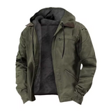 Isak | veste vintage chaude avec doublure en polaire et capuche