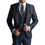 Costume en Lin pour Hommes - 3 Pièces - Design Intemporel pour Chaque Occasion
