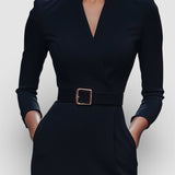 Camilla | Robe Enveloppante Élégante Cintrée