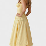 Carolina - Robe Florale avec Corsage Ajusté