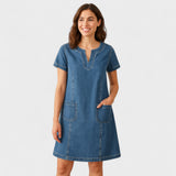 Julia - Robe en jean doux