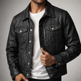 Rafael | Veste en Cuir Classique