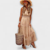 Lola - Robe maxi en dentelle boho