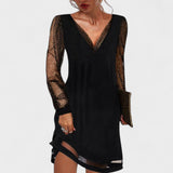 Matilda - Robe de soirée avec manches transparentes