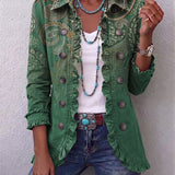 Cosima | Veste Bohémienne Paisley avec Volants
