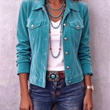 Dianne | Veste en Velours Inspirée du Style Bohème Vintage