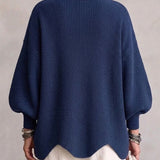 Isadora | Cardigan Surdimensionné à Col avec Gros Boutons Métalliques