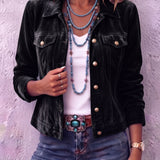Dianne | Veste en Velours Inspirée du Style Bohème Vintage