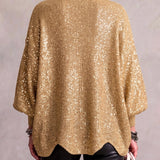 Isadora | Cardigan Surdimensionné à Col avec Gros Boutons Métalliques