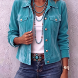Dianne | Veste en Velours Inspirée du Style Bohème Vintage
