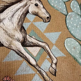 Perpetua | Cardigan zippé Cheval du Désert et Cactus