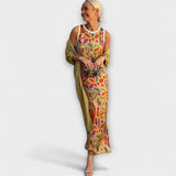 Julia – Robe maxi avec cardigan assorti