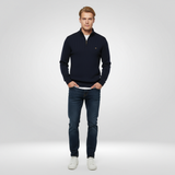 Pull à demi-zip – Pull zip-up tendance pour style et confort