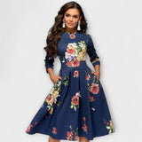Carolina - Robe élégante au genou