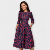 Carolina - Robe élégante au genou