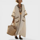 Amandine - Robe Longue de Plage pour un Look d'Été Stylé