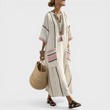 Amandine - Robe Longue de Plage pour un Look d'Été Stylé