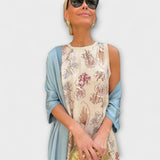 Julia – Robe maxi avec cardigan assorti
