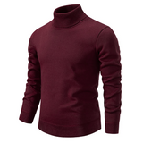 Wilbert™ Pull Col Roulé pour Hommes en Matériau Tricoté Doux
