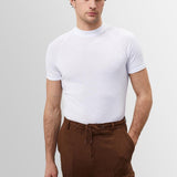 Joachim | T-shirt Blanc Classique Slim-Fit pour Hommes