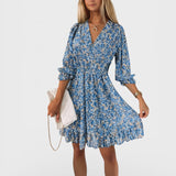 Paula - Robe Florale Décontractée