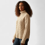 Alice - Pull en cachemire avec motif tressé