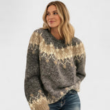 Helena - Pull en coton tricoté et confortable