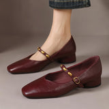 Zyra | Ballerines en Cuir Véritable