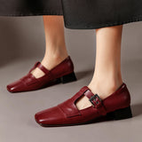 Veyra | Talons en cuir véritable
