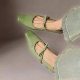 Bryony | Chaussure à talon Mary Jane avec bride en nœud