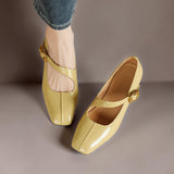 Viora | Talons Mary Jane en Cuir Véritable