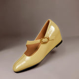 Viora | Talons Mary Jane en Cuir Véritable