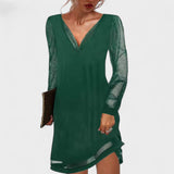 Matilda - Robe de soirée avec manches transparentes